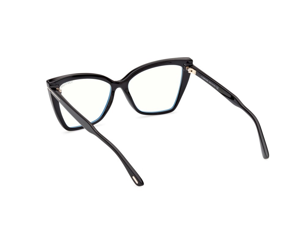 Occhiali da vista Tom Ford FT5844-B (005) colore nero / altro forma cat eye 