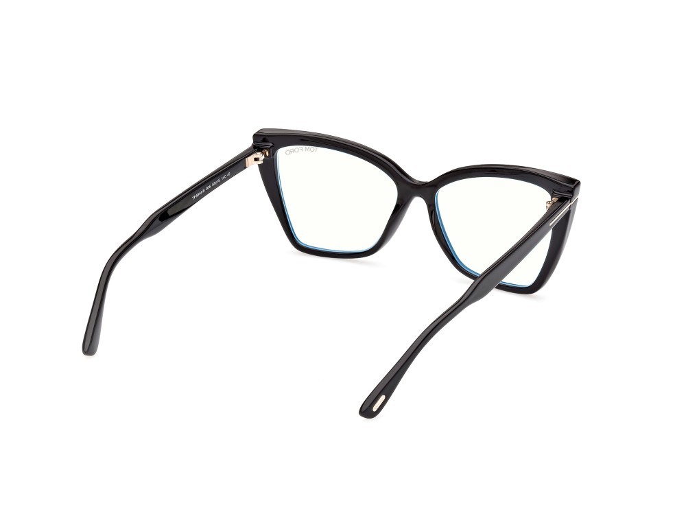 Occhiali da vista Tom Ford FT5844-B (005) colore nero / altro forma cat eye 