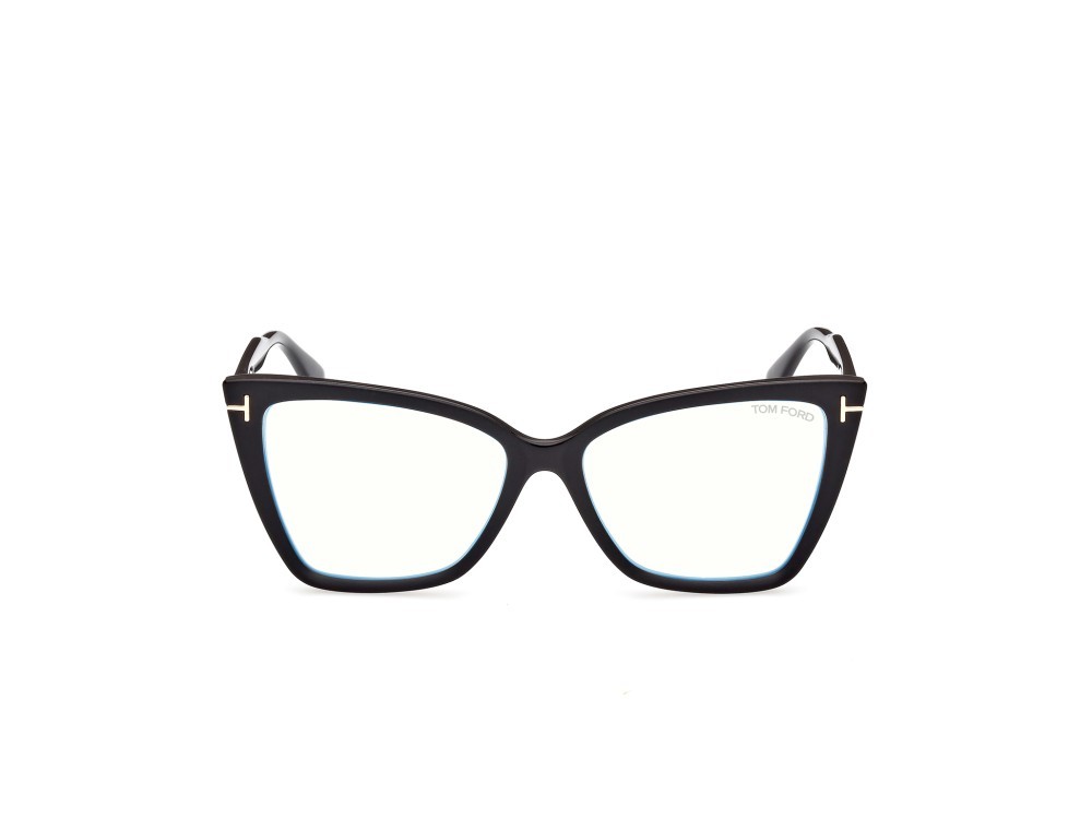 Occhiali da vista Tom Ford FT5844-B (005) colore nero / altro forma cat eye 