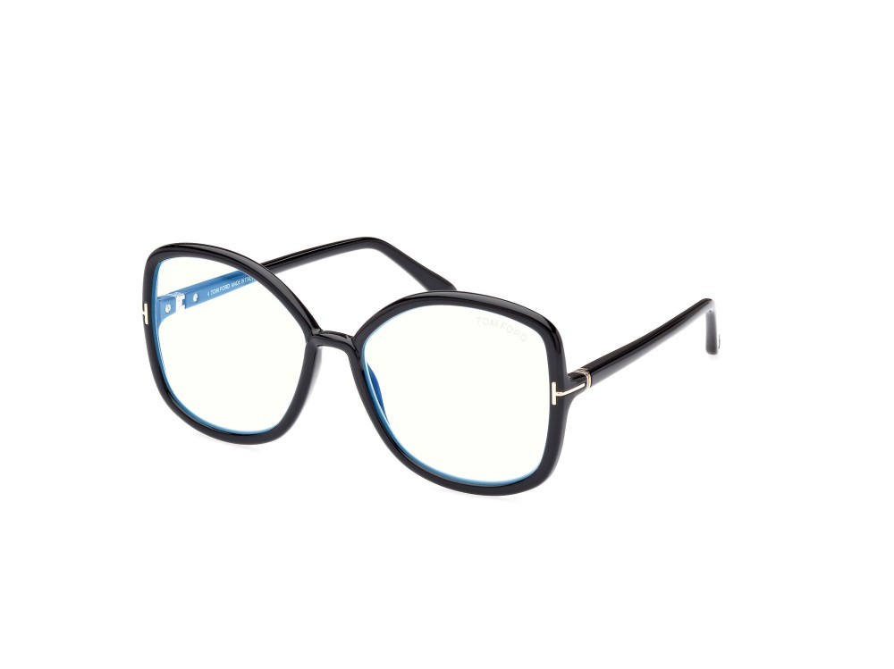 Brillen Tom Ford FT5845-B (001) farbe nero lucido form schmetterling 