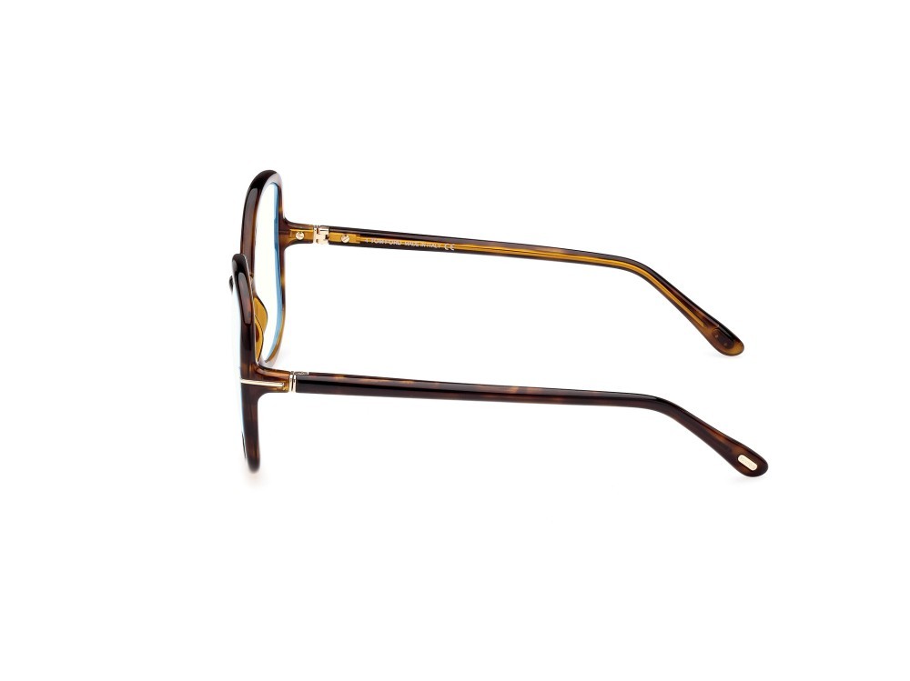 Eyeglasses Tom Ford FT5845-B (052) color avana scura shape butterfly 