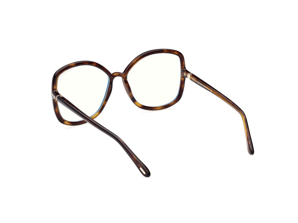 Eyeglasses Tom Ford FT5845-B (052) color avana scura shape butterfly 