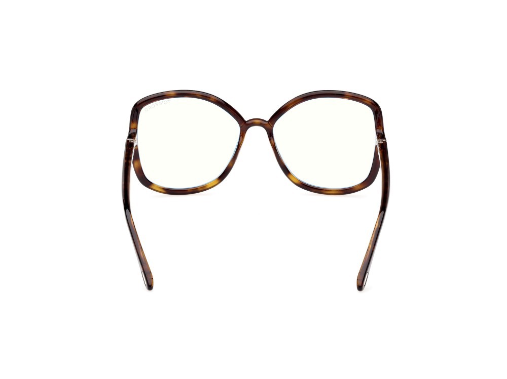 Eyeglasses Tom Ford FT5845-B (052) color avana scura shape butterfly 