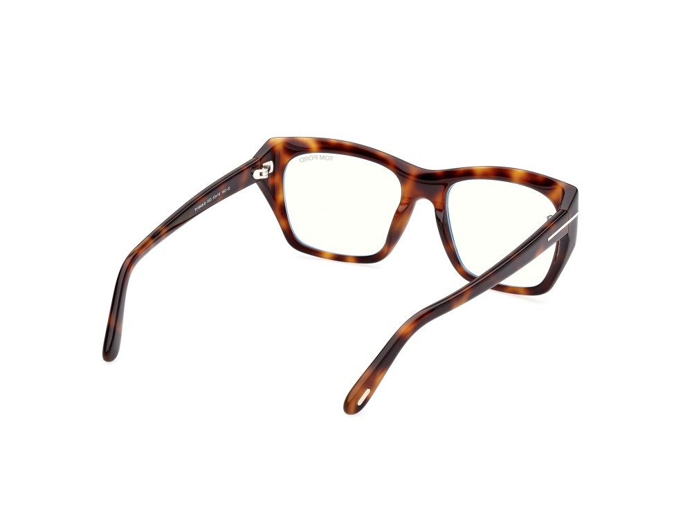 Brillen Tom Ford FT5846-B (053) farbe avana bionda form geometrisch 