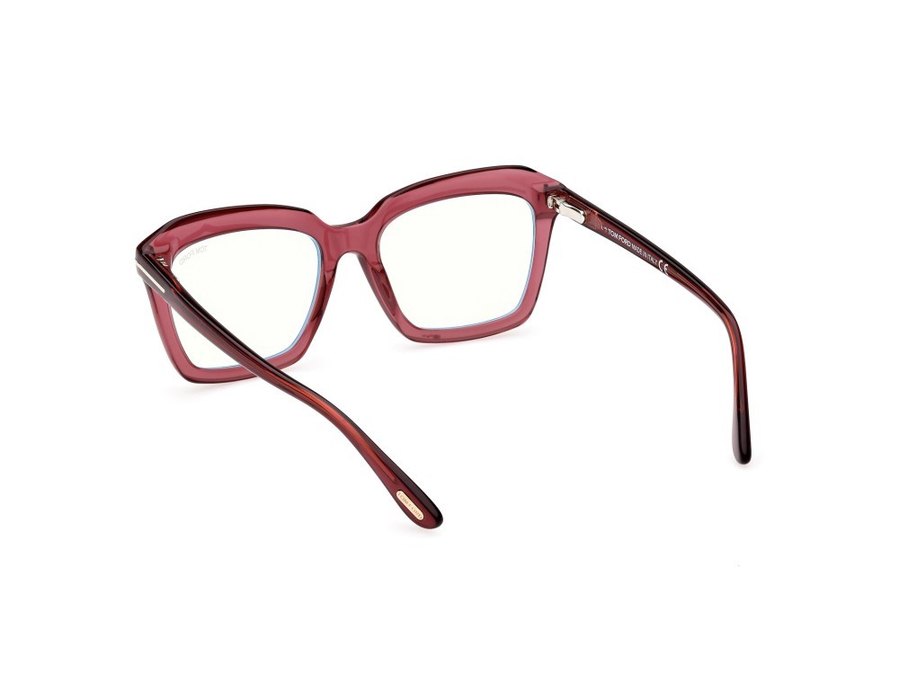 Brillen Tom Ford FT5847-B (068) farbe rosso / altro form geometrisch 