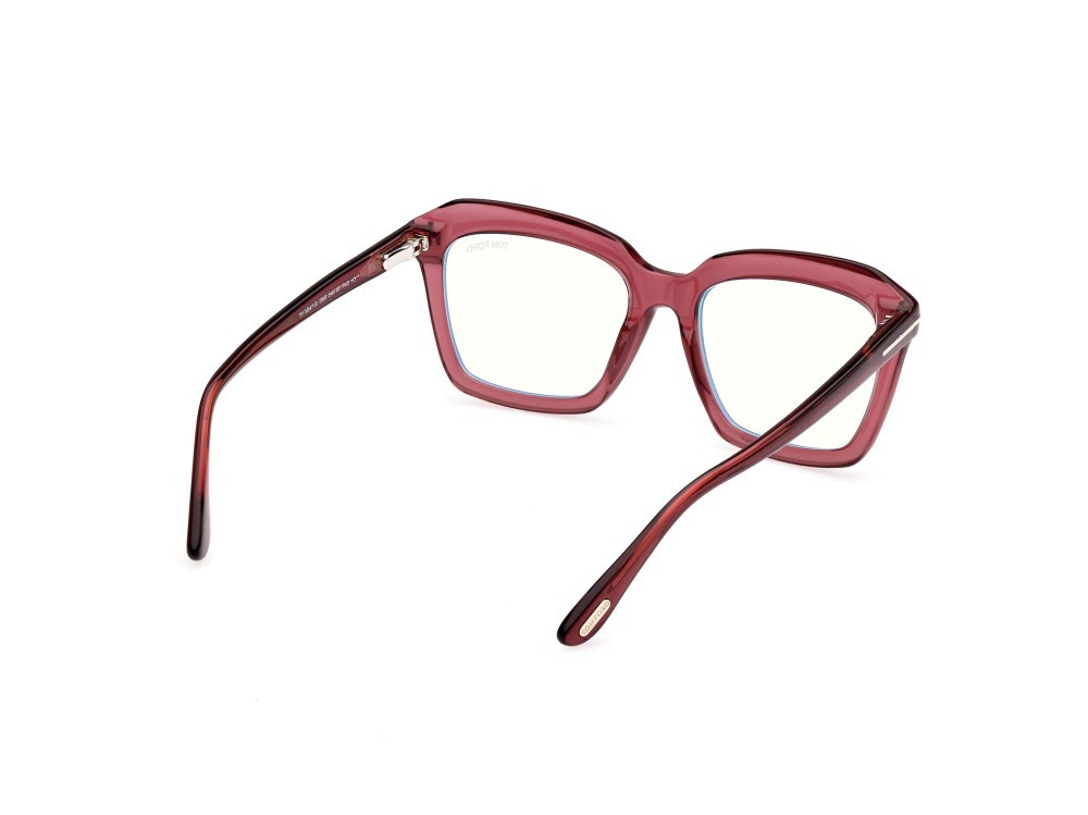 Brillen Tom Ford FT5847-B (068) farbe rosso / altro form geometrisch 