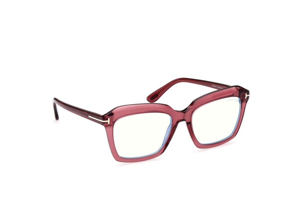 Brillen Tom Ford FT5847-B (068) farbe rosso / altro form geometrisch 