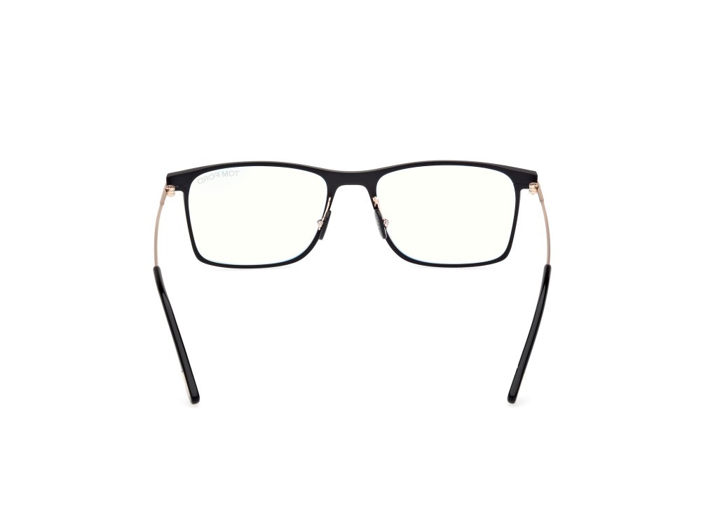 Occhiali da vista Tom Ford FT5865-B (002) colore nero opaco forma quadrato 