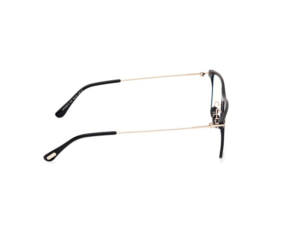 Occhiali da vista Tom Ford FT5865-B (002) colore nero opaco forma quadrato 