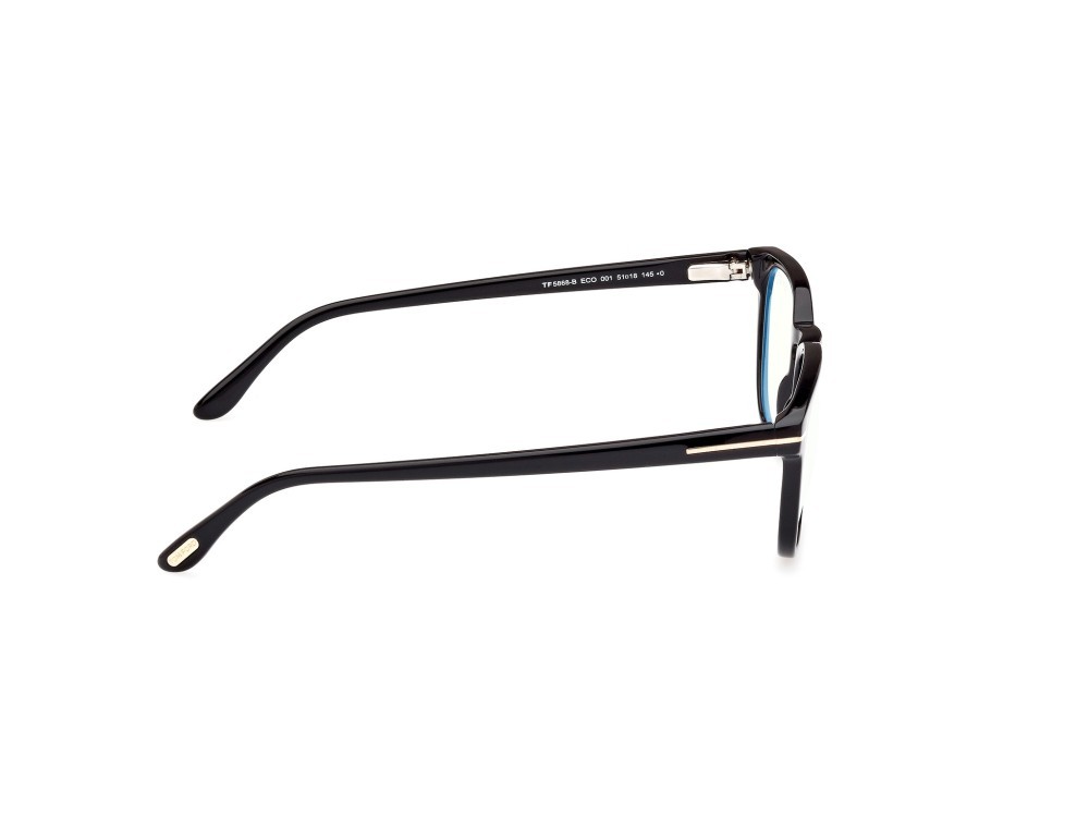 Occhiali da vista Tom Ford FT5868-B (001) colore nero lucido forma quadrato 