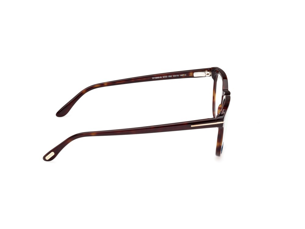 Occhiali da vista Tom Ford FT5868-B (052) colore avana scura forma quadrato 