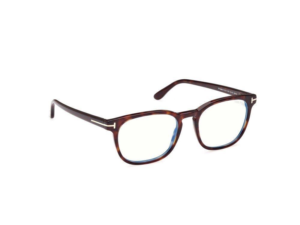 Occhiali da vista Tom Ford FT5868-B (052) colore avana scura forma quadrato 
