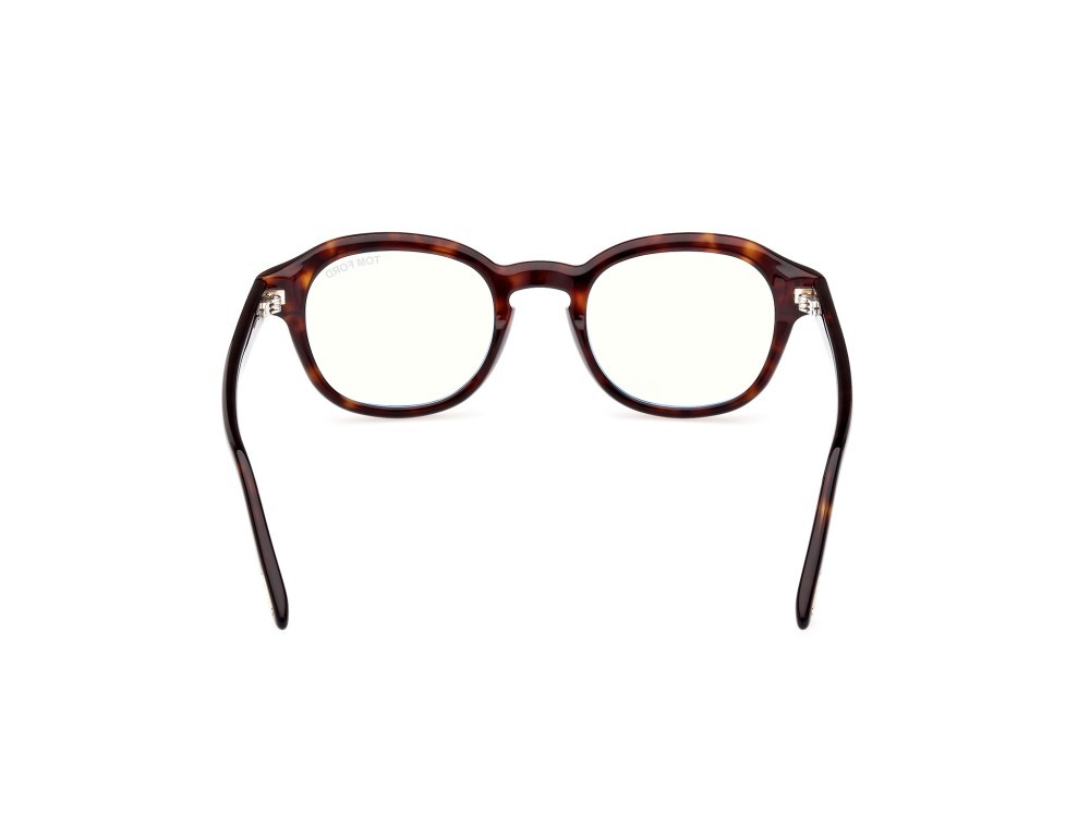Brillen Tom Ford FT5871-B (052) farbe avana scura form rund 