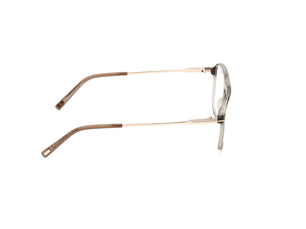 Occhiali da vista Tom Ford FT5874-B (093) colore verde chiaro lucido forma aviator 