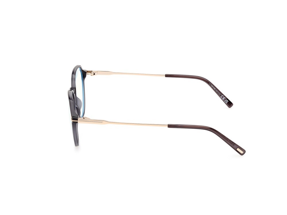 Occhiali da vista Tom Ford FT5875-B (020) colore grigio / altro forma rotondo 