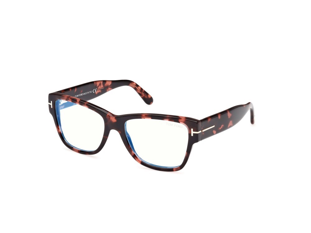 Brillen Tom Ford FT5878-B (056) farbe avana / altro form quadratisch 