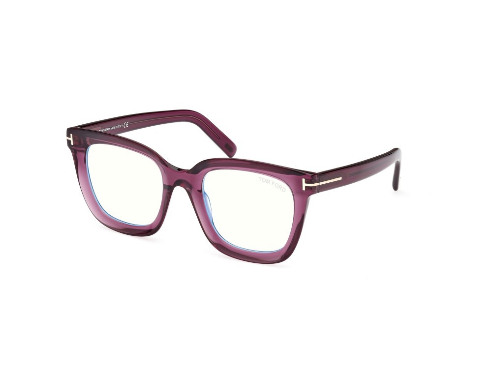 Eyeglasses Tom Ford FT5880-B (081) color viola lucido shape square 