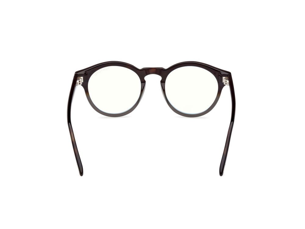 Brillen Tom Ford FT5887-B (056) farbe avana colorata form rund 