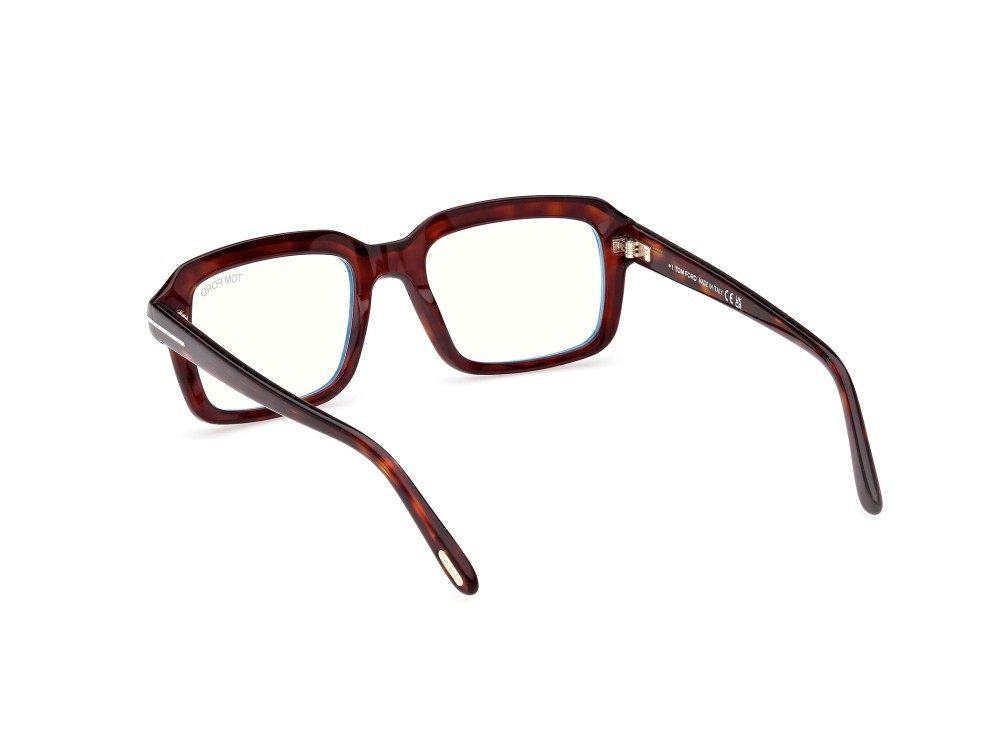 Brillen Tom Ford FT5888-B (054) farbe avana rossa form rechteckig 