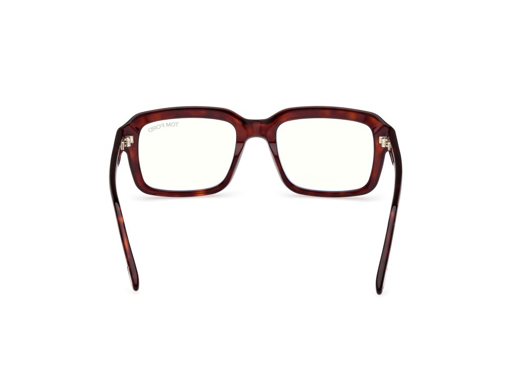 Brillen Tom Ford FT5888-B (054) farbe avana rossa form rechteckig 