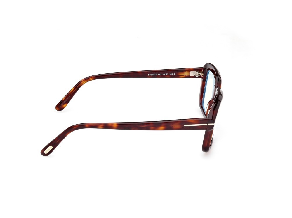 Brillen Tom Ford FT5888-B (054) farbe avana rossa form rechteckig 