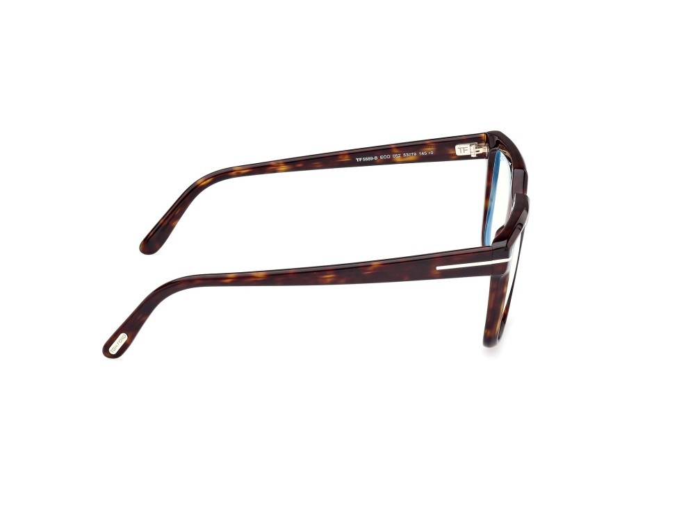 Brillen Tom Ford FT5889-B (052) farbe avana scura form quadratisch 
