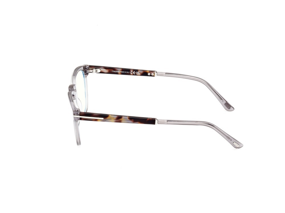 Eyeglasses Tom Ford FT5890-B (020) color grigio / altro shape round 