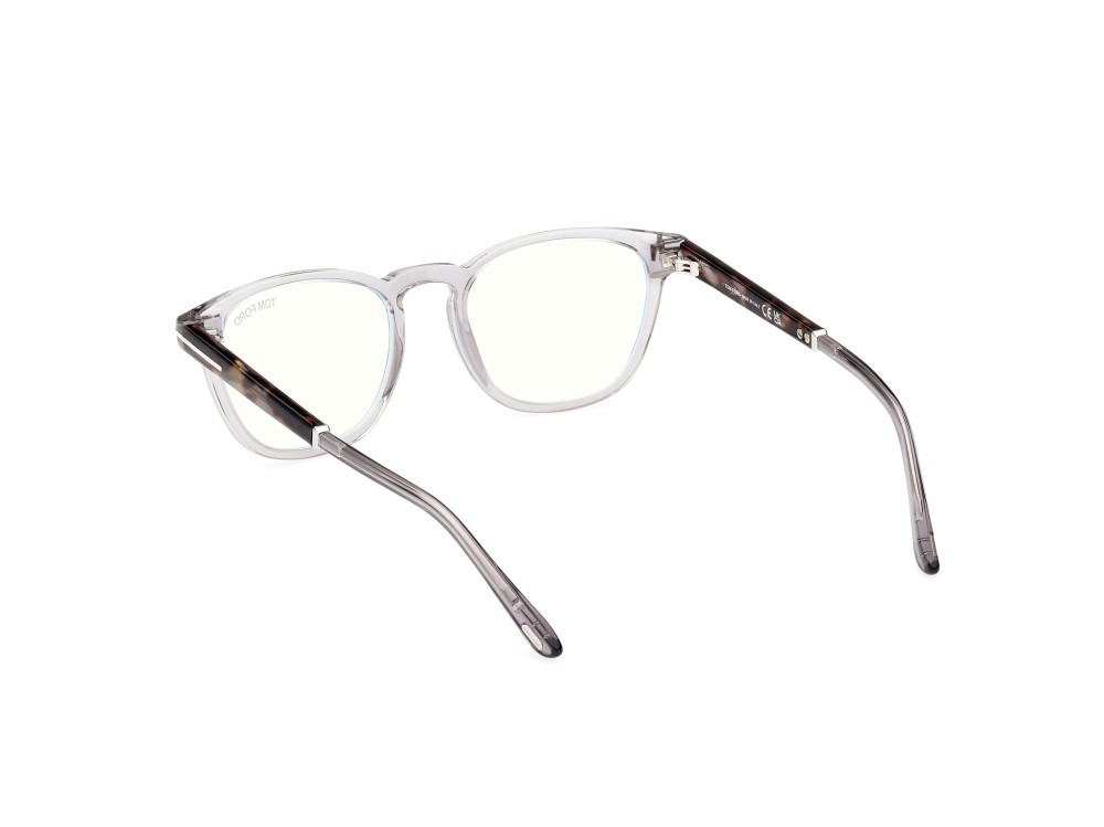 Eyeglasses Tom Ford FT5890-B (020) color grigio / altro shape round 