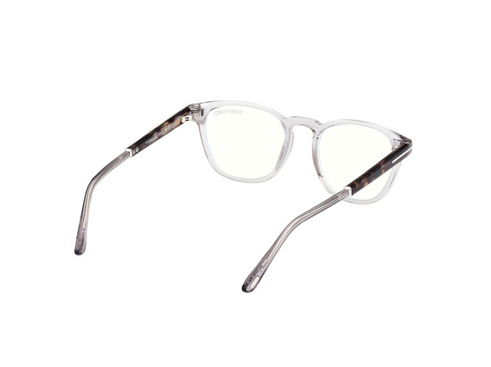 Eyeglasses Tom Ford FT5890-B (020) color grigio / altro shape round 