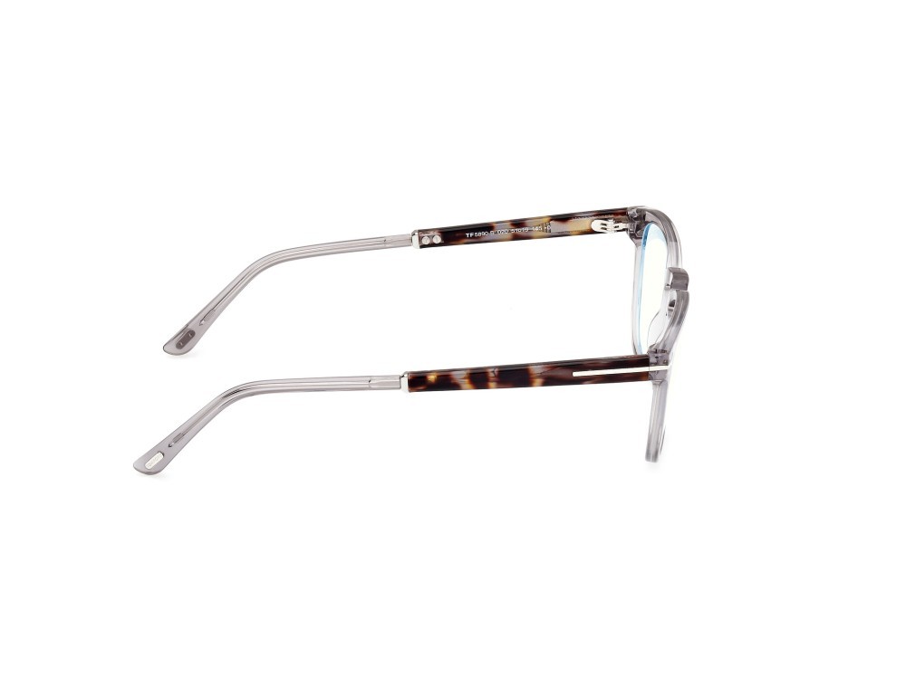 Eyeglasses Tom Ford FT5890-B (020) color grigio / altro shape round 