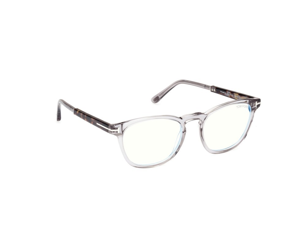 Eyeglasses Tom Ford FT5890-B (020) color grigio / altro shape round 