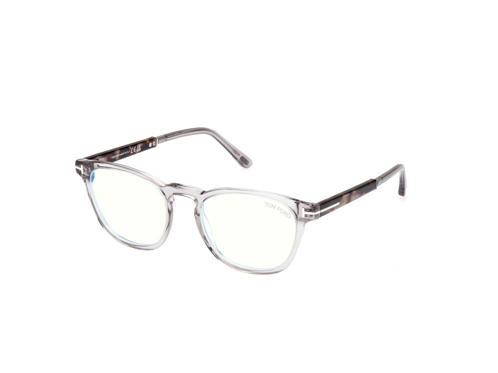 Eyeglasses Tom Ford FT5890-B (020) color grigio / altro shape round 