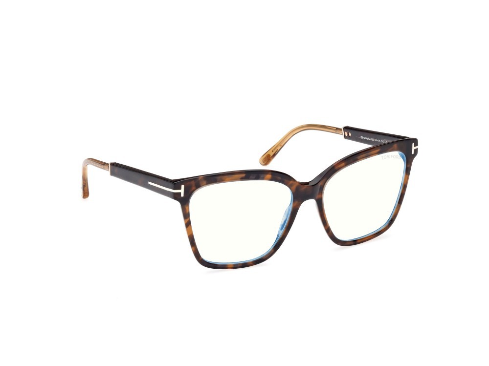 Eyeglasses Tom Ford FT5892-B (052) color avana scura shape square 