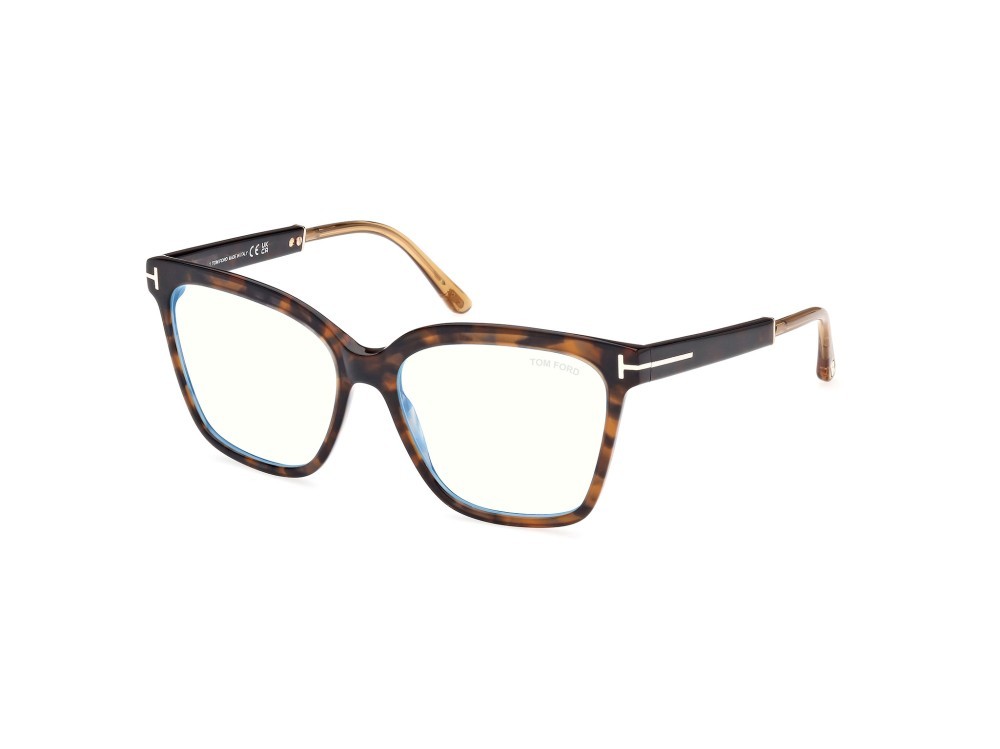 Eyeglasses Tom Ford FT5892-B (052) color avana scura shape square 