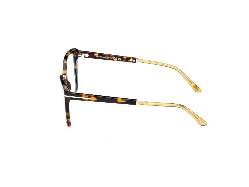 Brillen Tom Ford FT5893-B (055) farbe avana colorata form schmetterling 