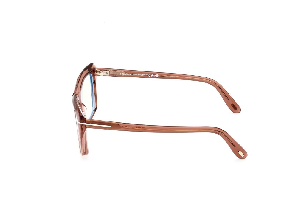 Eyeglasses Tom Ford FT5894-B (072) color rosa lucido shape square 