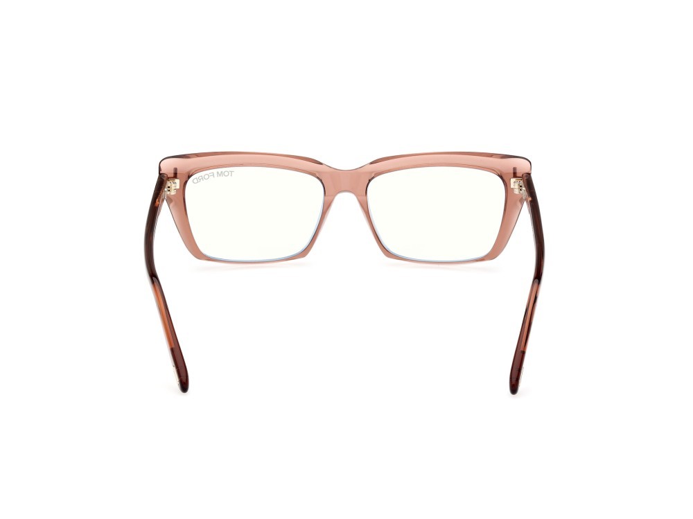 Eyeglasses Tom Ford FT5894-B (072) color rosa lucido shape square 
