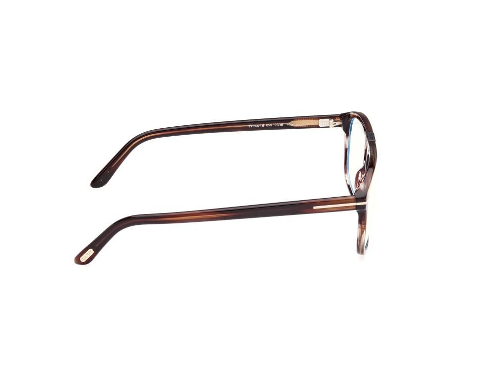 Brillen Tom Ford FT5901-B (050) farbe marrone scuro form aviator 