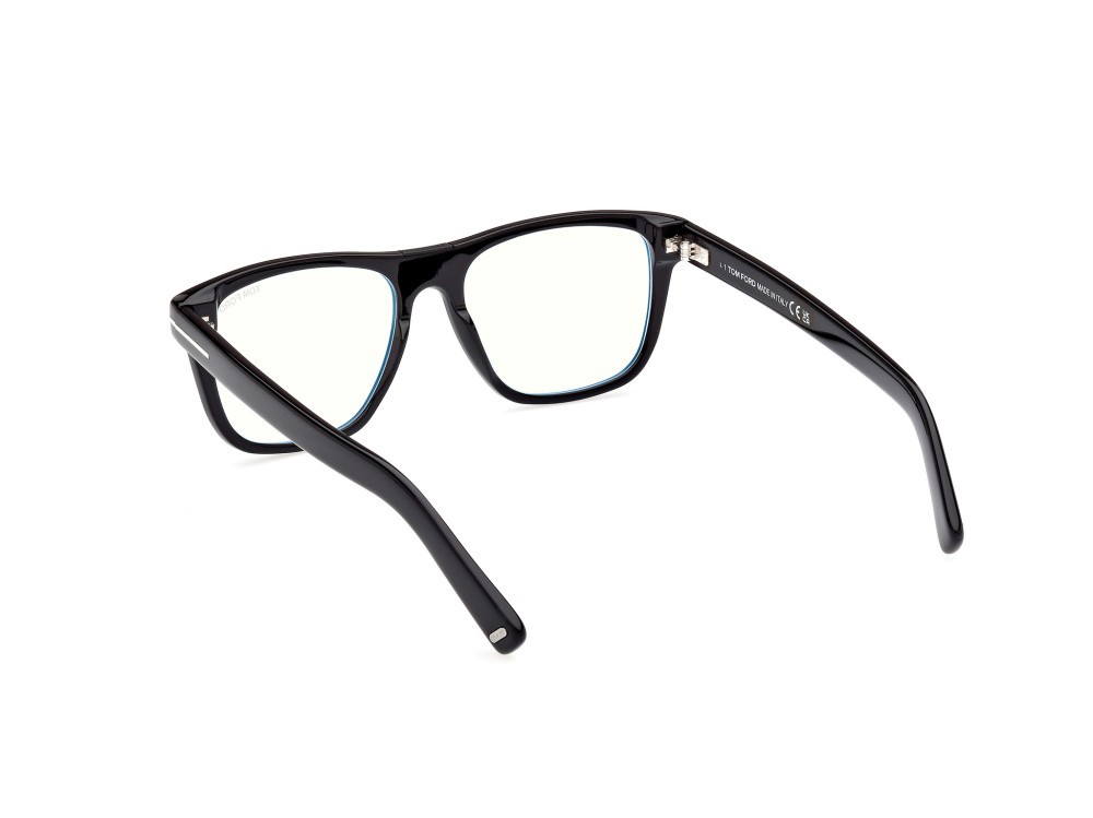 Occhiali da vista Tom Ford FT5902-B (001) colore nero lucido forma quadrato 