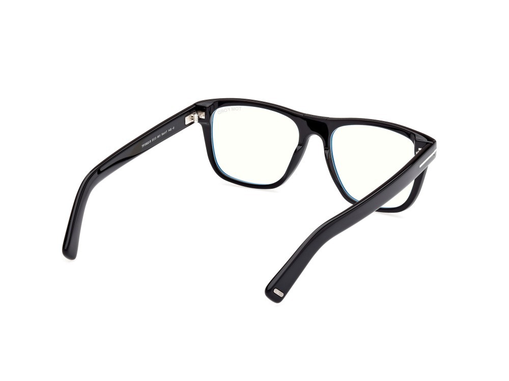 Occhiali da vista Tom Ford FT5902-B (001) colore nero lucido forma quadrato 