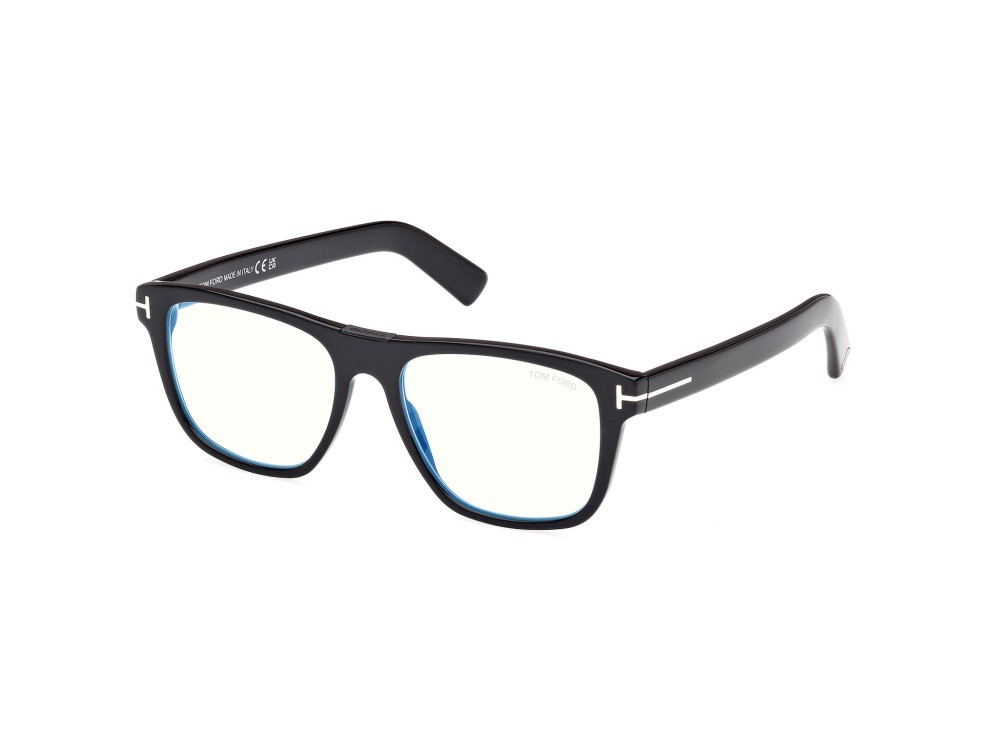 Occhiali da vista Tom Ford FT5902-B (001) colore nero lucido forma quadrato 
