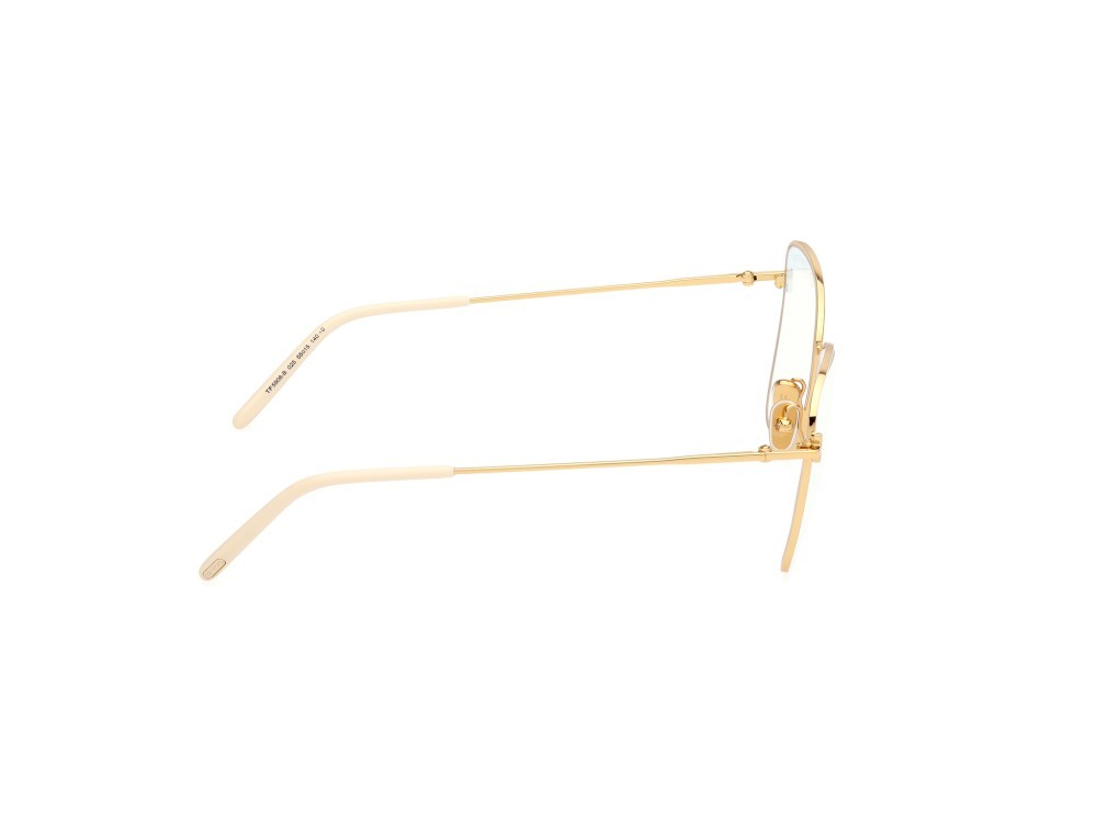 Brillen Tom Ford FT5906-B (025) farbe avorio form schmetterling 
