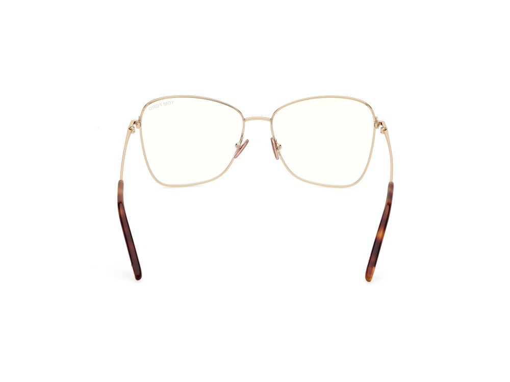 Brillen Tom Ford FT5906-B (046) farbe marrone chiaro opaco form schmetterling 