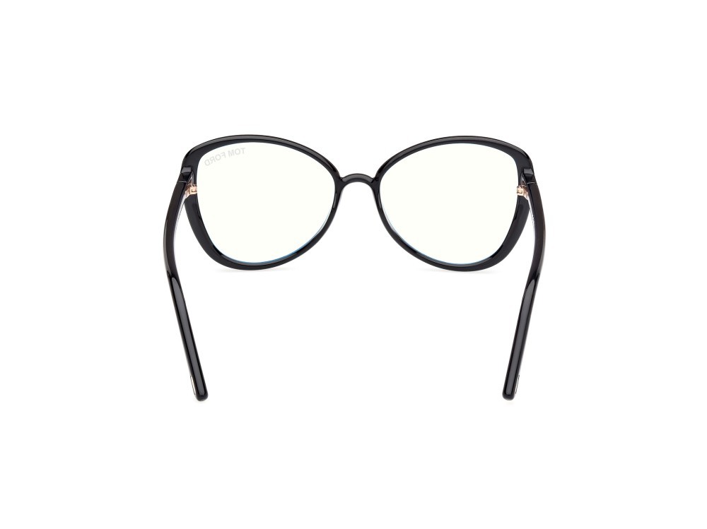 Eyeglasses Tom Ford FT5907-B (001) color nero lucido shape butterfly 