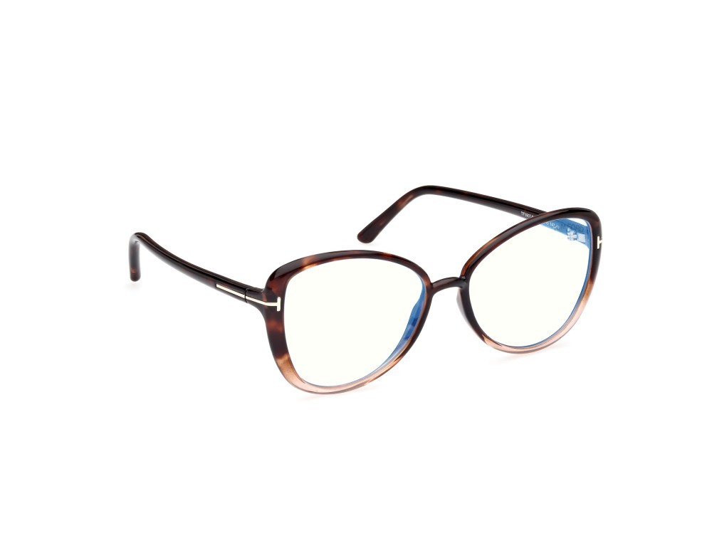 Brillen Tom Ford FT5907-B (056) farbe avana / altro form schmetterling 