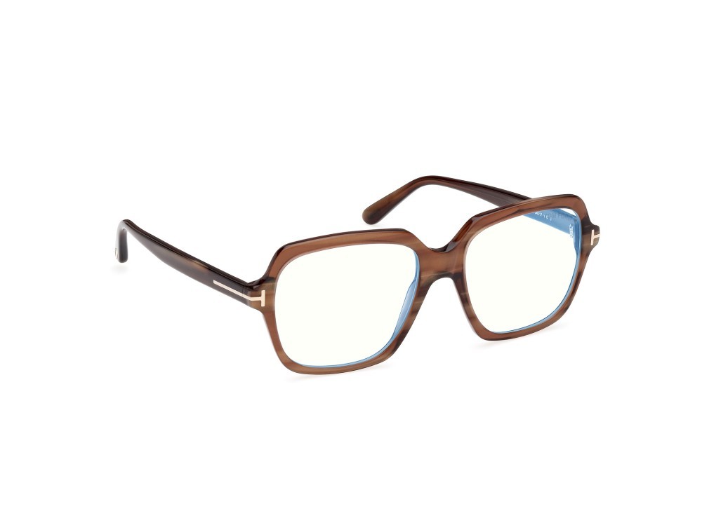 Brillen Tom Ford FT5908-B (051) farbe mastice form geometrisch 