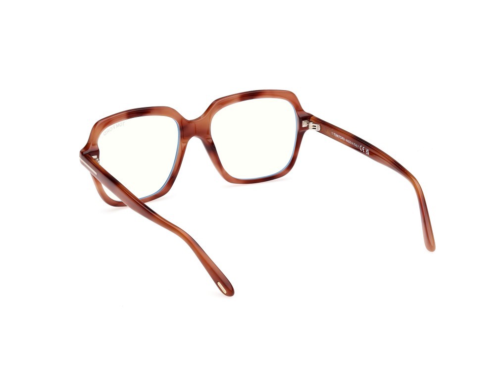 Brillen Tom Ford FT5908-B (054) farbe avana rossa form geometrisch 