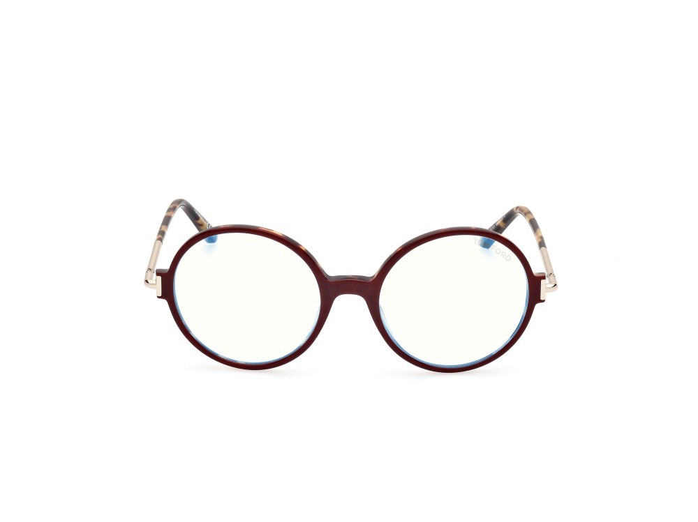 Brillen Tom Ford FT5914-B (071) farbe bordeaux / altro form rund 