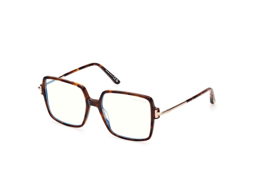 Occhiali da vista Tom Ford FT5915-B (052) colore avana scura forma quadrato 