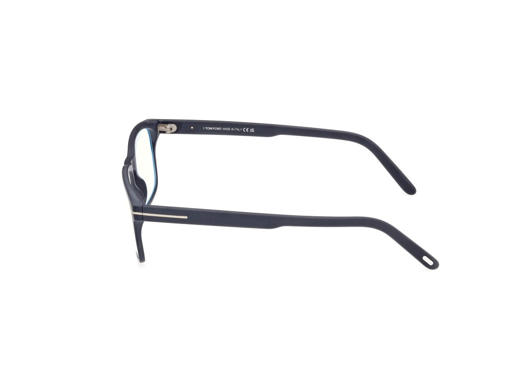 Occhiali da vista Tom Ford FT5938-B (091) colore blu opaco forma rettangolare 